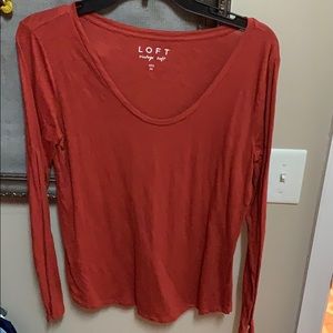 Ann Taylor LOFT Vintage Wash Long Sleeve